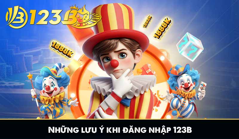 ĐĂNG NHẬP 123B 8 Những lưu ý khi đăng nhập 123B
