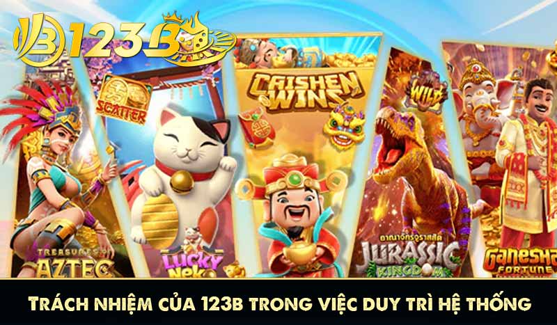 Điều khoản và điều kiện 8 Trách nhiệm của 123b trong việc duy trì hệ thống